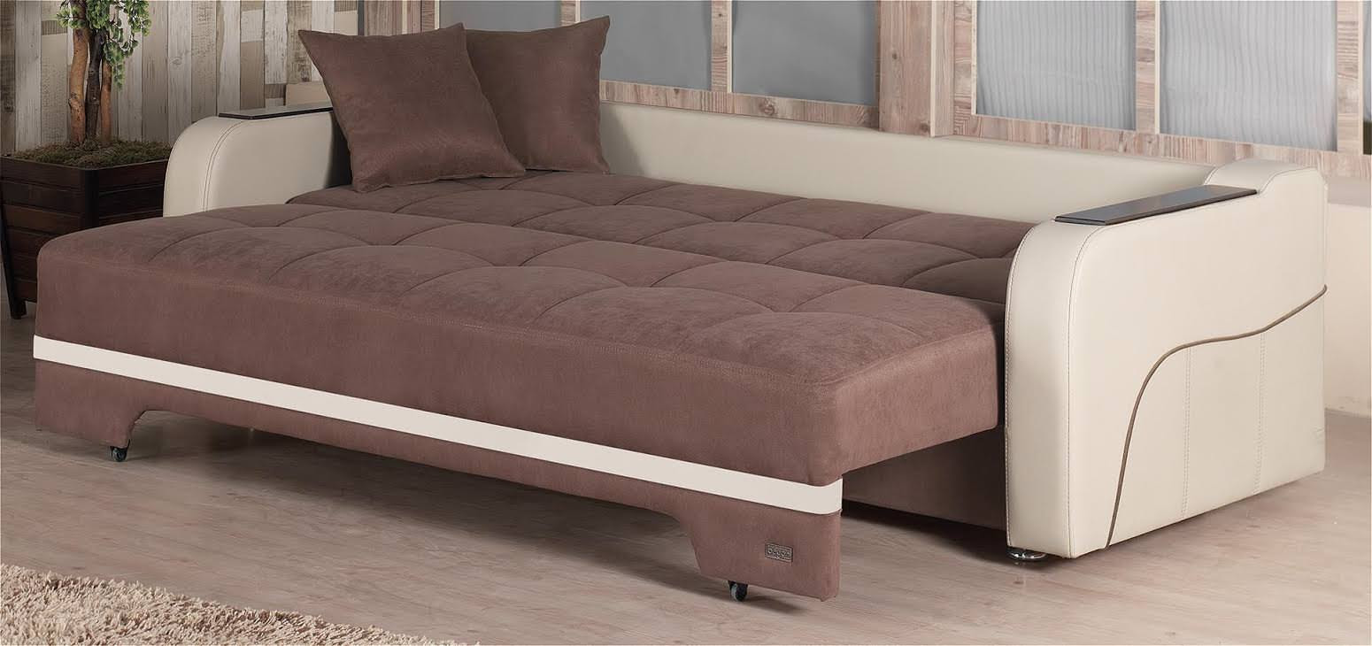 1 queen size sofa bed rust velvet