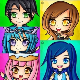 youtubers funneh aphmau youtuber itsfunneh draco lunar craziest krew decals