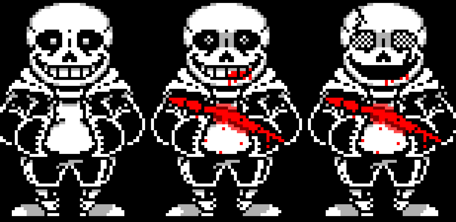 Undertale last Breath Sans Sprite phase 1