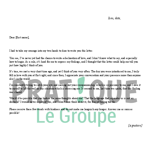 Exemple D Une Lettre En Anglais  Le Meilleur Exemple
