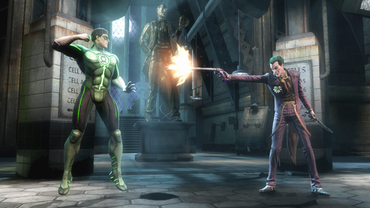 Injustice: Gods Among Us screen shots and artwork for Green Arrow #4