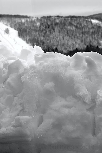 snow out the window