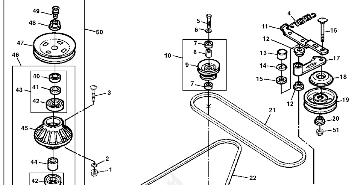 John Deere 54C Mower Deck Parts Diagram - Marifer899 John Deere 54c Mower Deck Belt Diagram