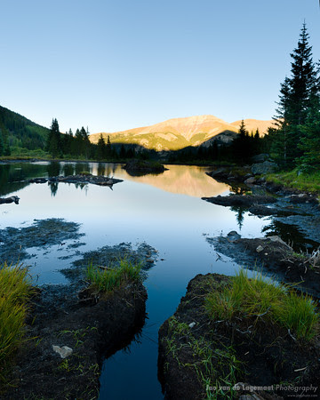Sunset at the Beaver ponds Sunset at the Beaver ponds