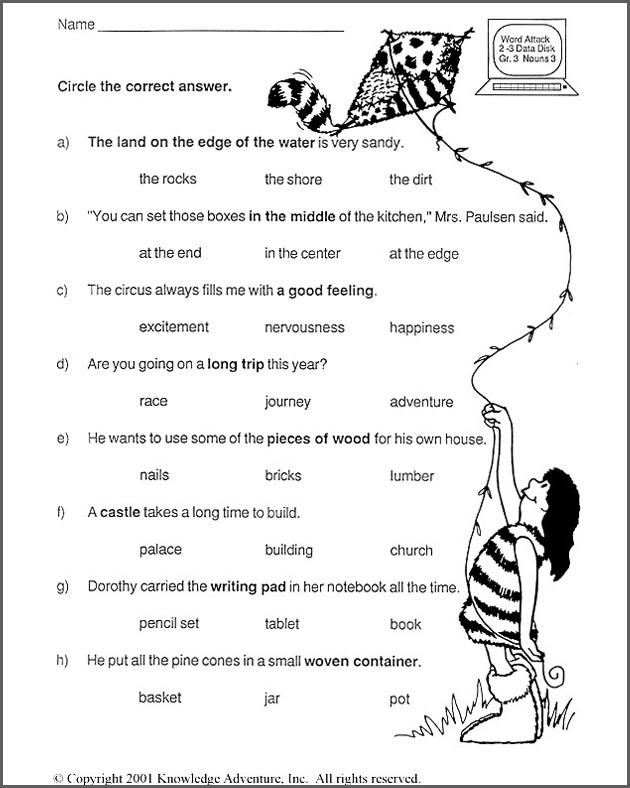 English Grammar Adjectives English Grammar Worksheet For Class 3 15 Best Images Of Adjective