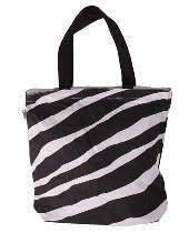 Funtote Zebra Print Tote Bag