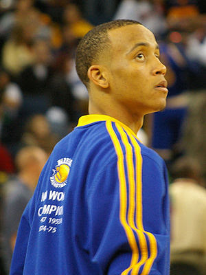Ellis in the 2007-2008 NBA regular season pre-...