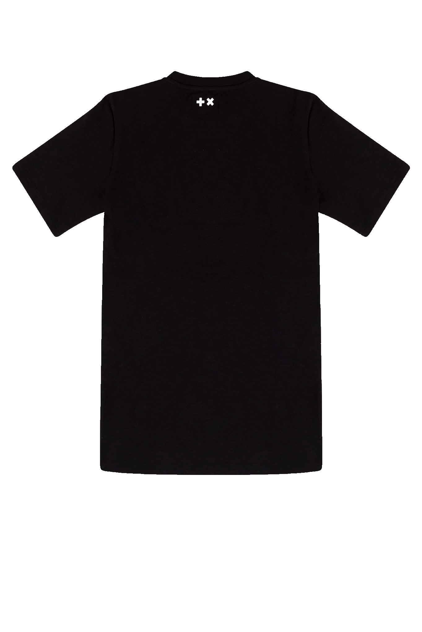 cut up black t shirt