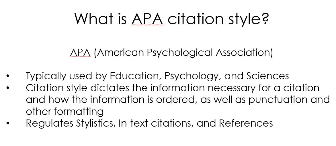 Owl Purdue Apa In Text Citation / Citation Machine Owl