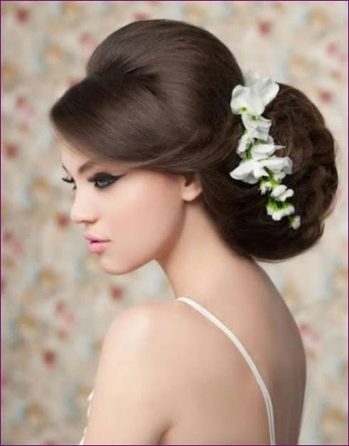 Fashion Style Pretty New Latest Bridal Wedding Hair Style