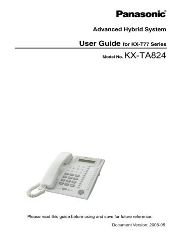 Free Reading panasonic kx ta824 feature manual Free eBook Reader App