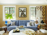 Blaues Wohnzimmer Ideen