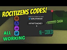 Rocitizens Codes April 2020