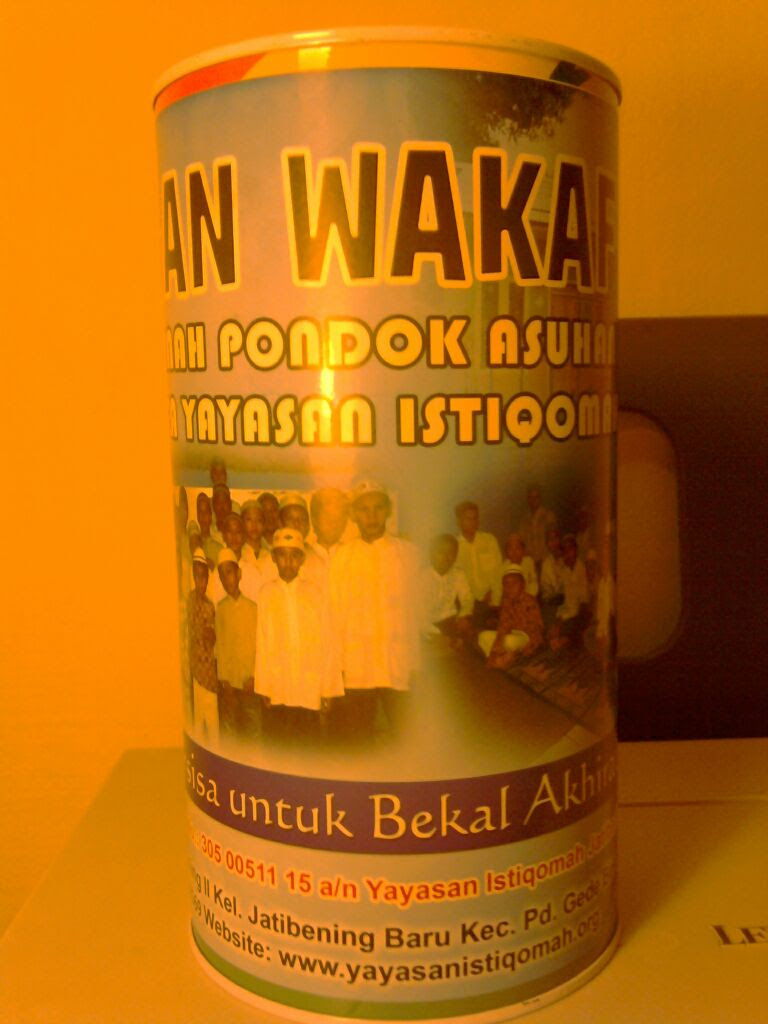 Tabungan Wakaf.Yayasan.Yatim.Piatu.Istiqomah