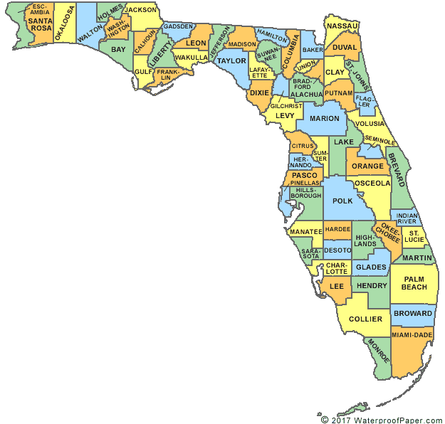 Printable Florida Maps State Outline County Cities Printable Florida Maps State Outline County Cities