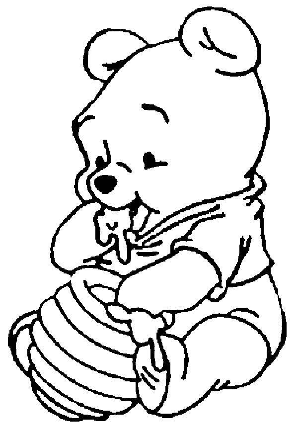 Winnie The Pooh Honey Pot Coloring Pages - Winnie the Pooh Coloring