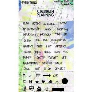 How Does She Do It Planner Stamp Set