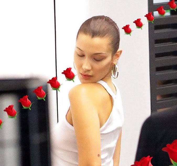 Bella Hadid Tattoo Bella Hadid Gets New Rose Tattoo By Jonboy Photos