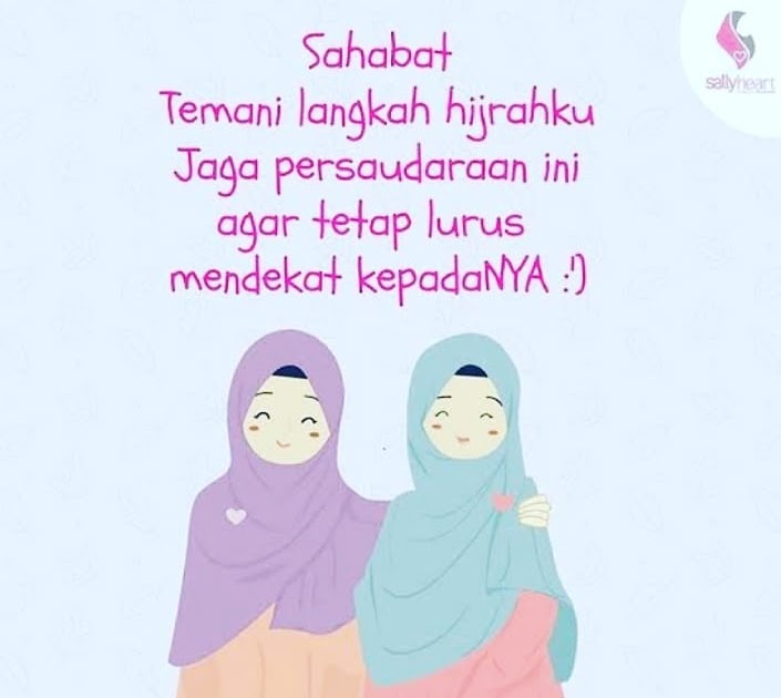 Paling Keren 30 Foto Kartun Muslimah Sahabat Bertiga Gambar Kartun