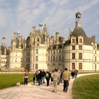 The Chateau of Chambord, one of the most famou...