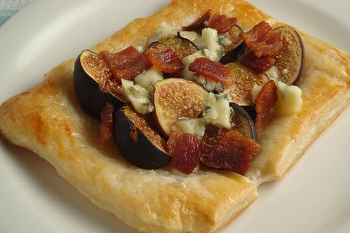 Fig Bacon and Gorgonzola Tart