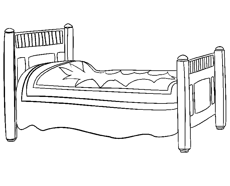 Drawing Of A Bed | Roole