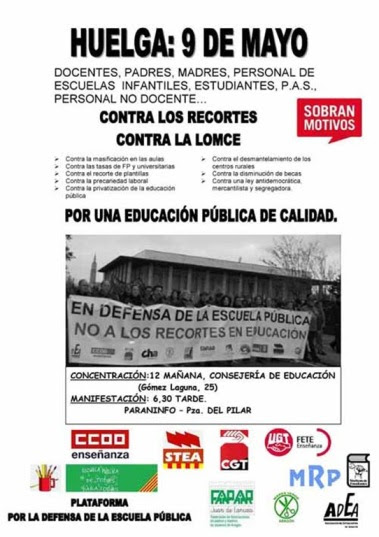 Cartel_9_Mayo_Huelga_aragon