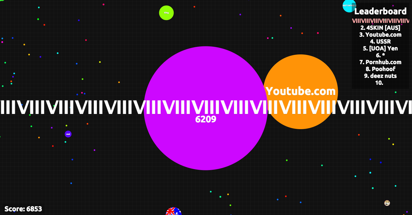 Youtube Cool Agario Name