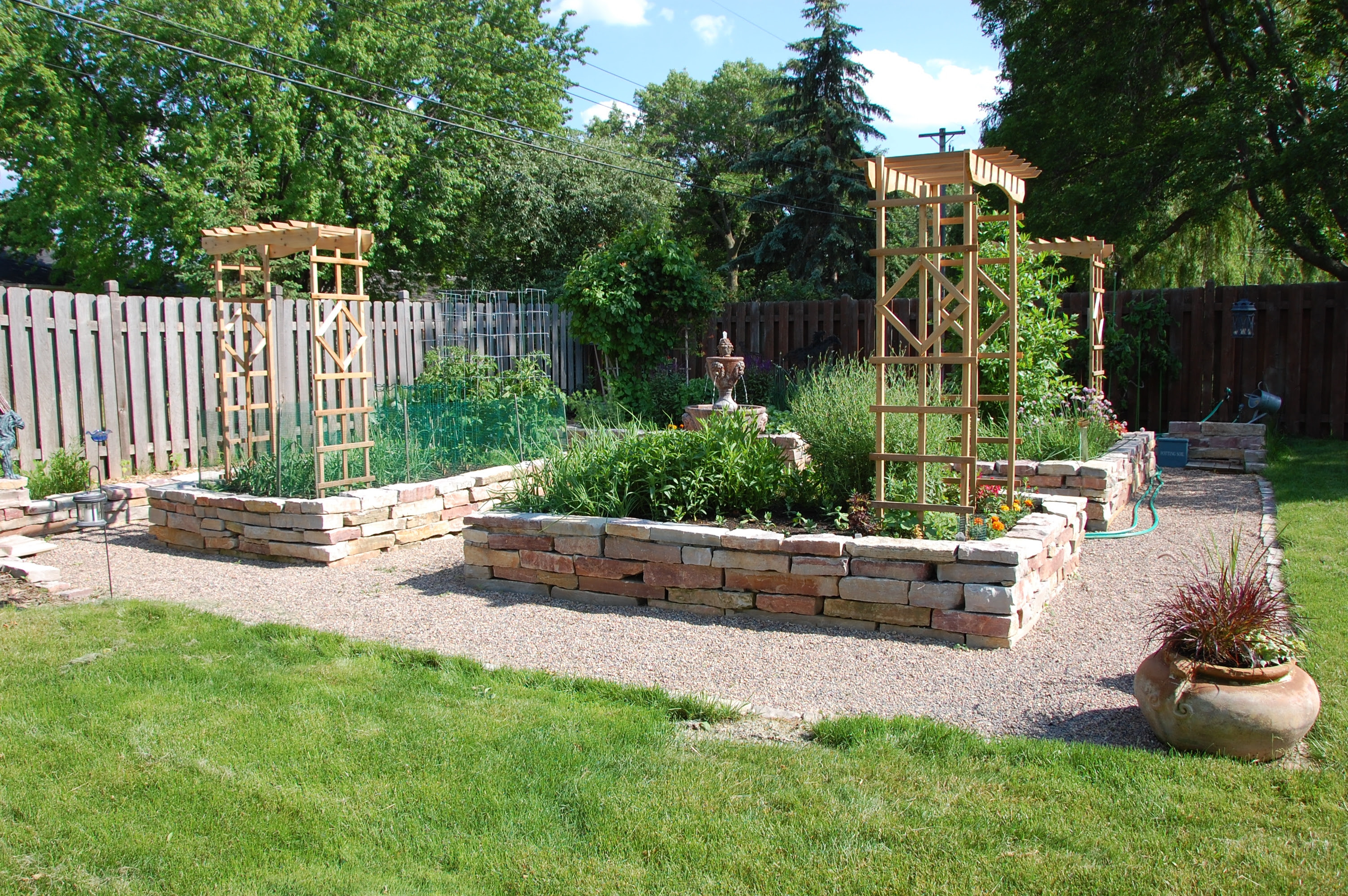 Wood raised garden plans ~ Easy project