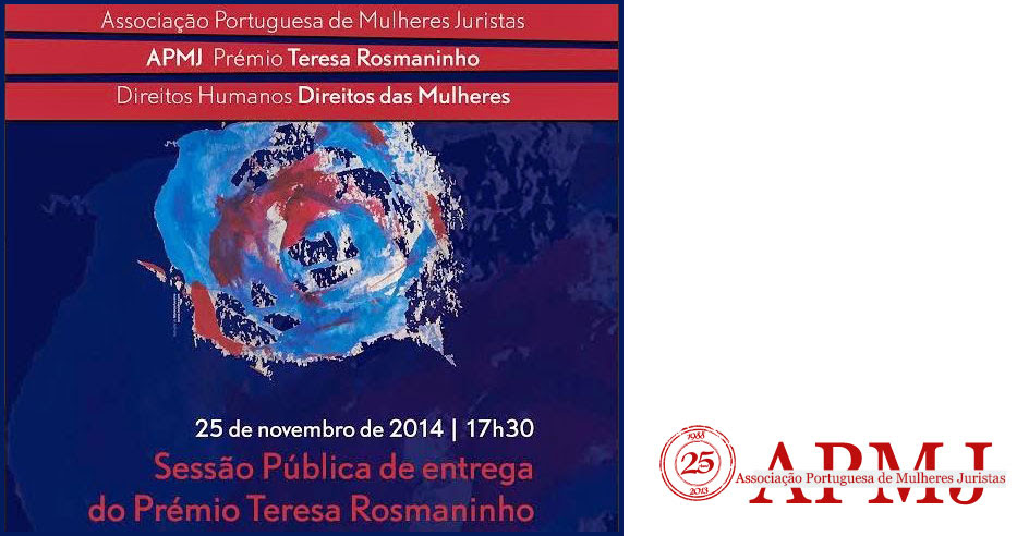 Estudo sobre o crime de violação distinguido com o «Prémio Teresa Rosmaninho»