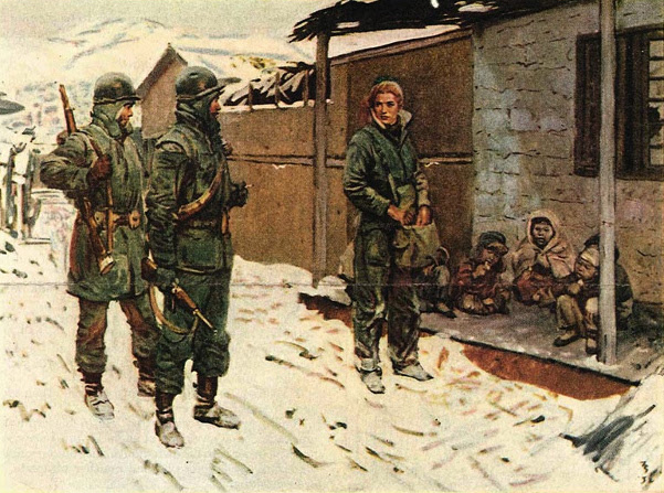 Korean War Scene