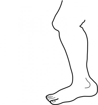 Kumpulan gambar untuk Belajar mewarnai: gambar kaki untuk mewarnai