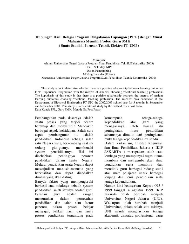 Contoh Jurnal Penelitian Pendidikan Jasmani - Toast Nuances