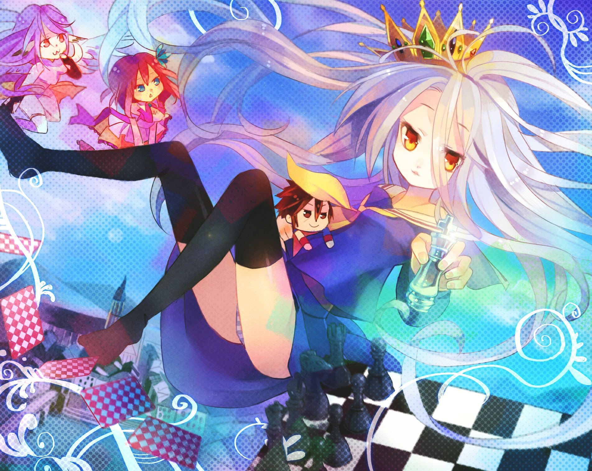ノー ゲーム ノー ライフ ジブリール 壁紙 1080p 2k 4k 5k Hd壁紙無料ダウンロード
