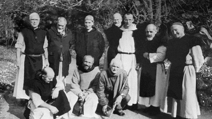 Les moines français de Tibéhirine, dans une photo non datée.