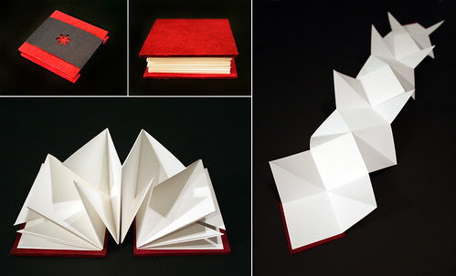 Small accordion book
