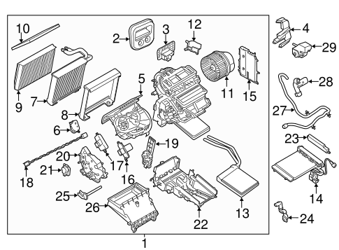 evaporator resistor auxiliary chamber