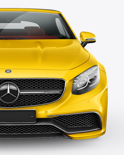 Download Download Mercedes Benz S63 Amg Cabriolet Mockup Front View Object Mockups PSD Mockup Templates