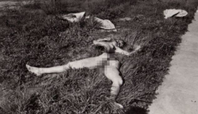 The body of Elizabeth Short had been severed at the waist and completely drained of blood, her face had also been slashed from the corners of her mouth toward her ears