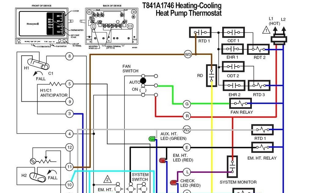 Rv Thermostat Wiring Diagram 6 Wire Greenise