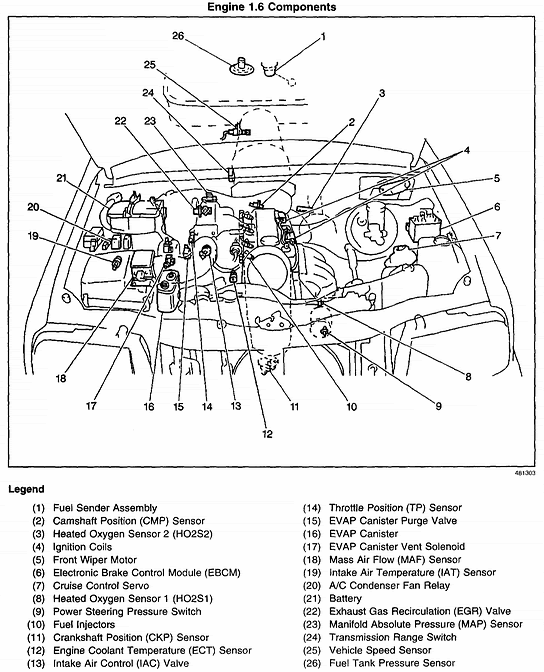 96 Geo Tracker Engine Diagram Ignition