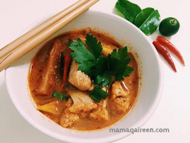 Resepi Tomyam Merah Pekat - Nastare