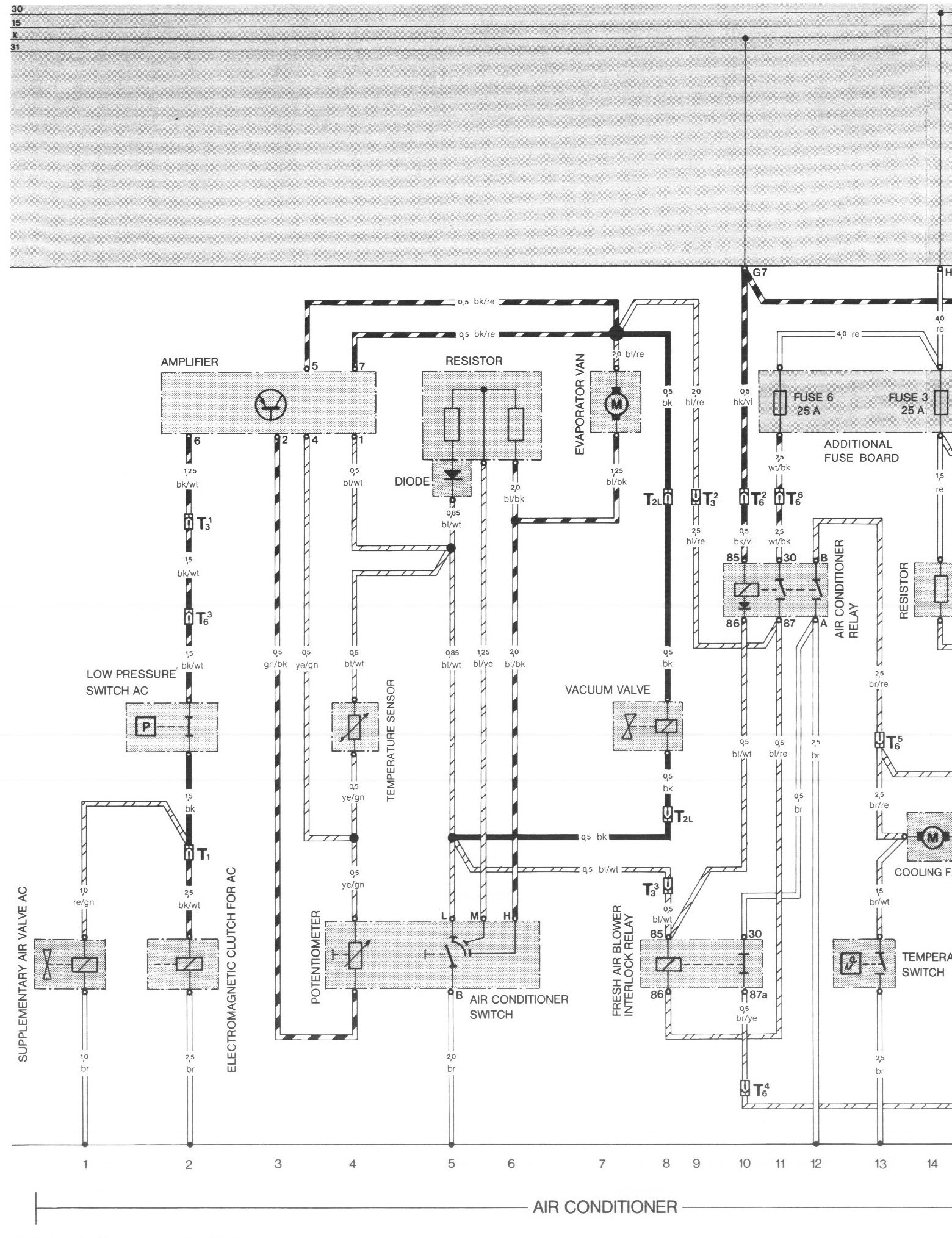 Porsche 944 Fuse Relay Box Diagram