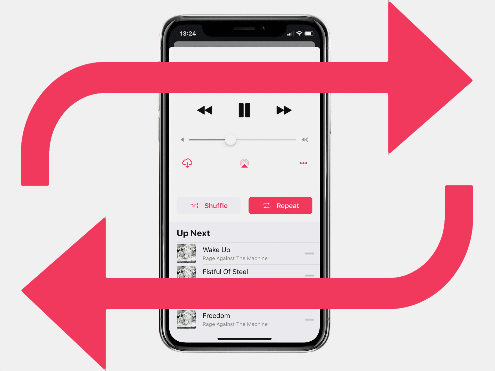 How to repeat songs, albums, and playlists in Apple Music app