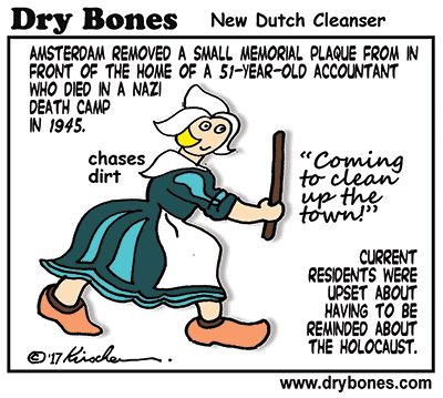 Dry Bones cartoon,holocaust,Amsterdam, Dutch, 