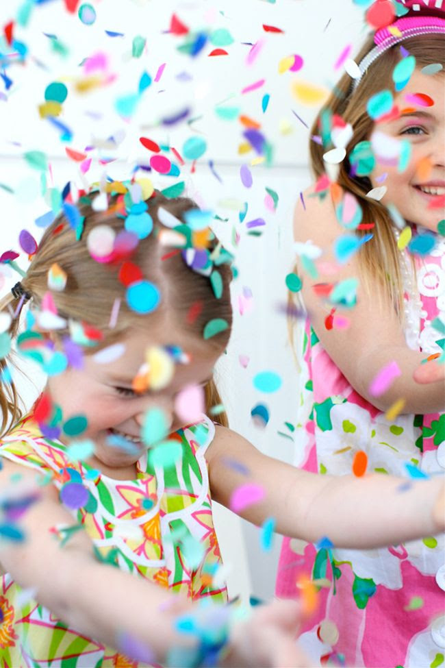 Omdat foto's waar confetti op staat altijd lukken!