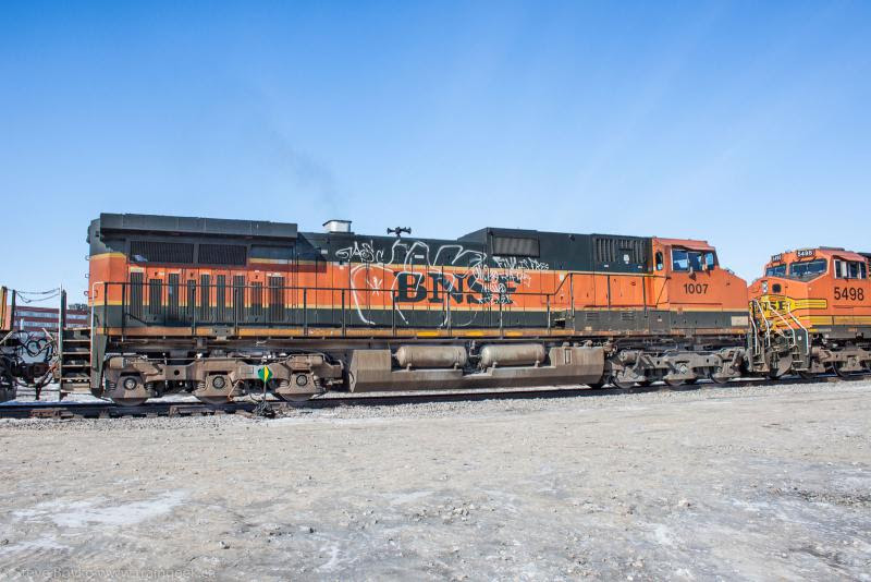 BNSF 1007 in Winnipeg