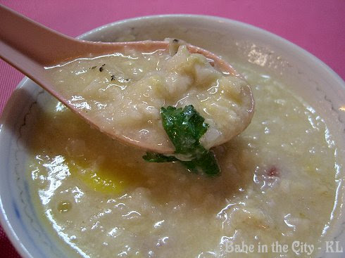 My bowl of steamed porridge