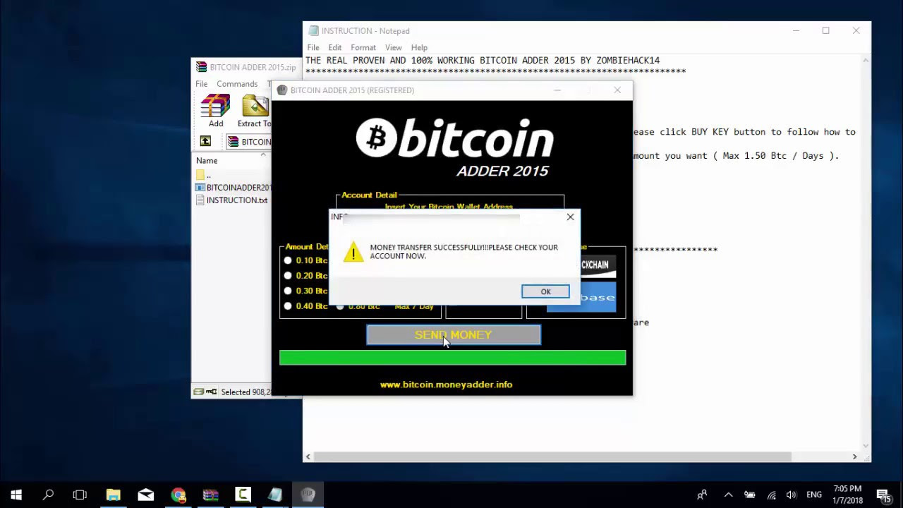 Bitcoin adder free download bitcoin mining formula