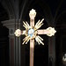 Croix de procession, église de Chaucisse, Saint Nicolas la Chapelle, Savoie.